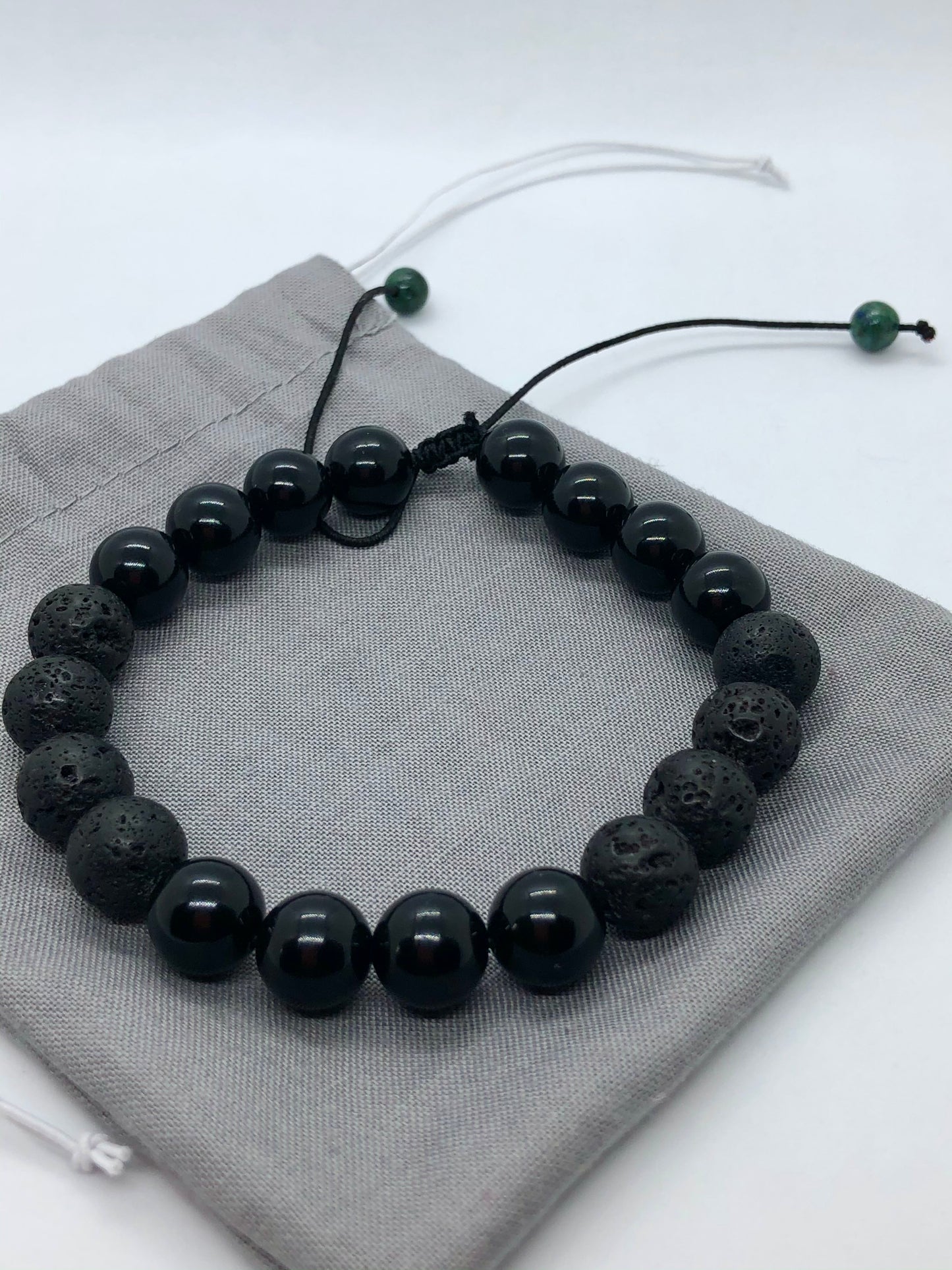 Black Onyx & Lava Stone